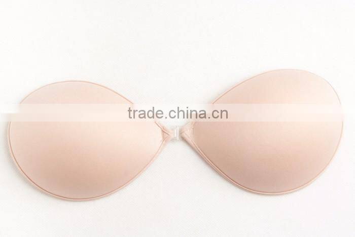 Custom Cheap See Through 34b Invisible Adhesive Silicone Thin Cup Bra