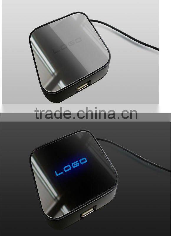 New 4 Port Usb Hub with Mirror/Magic Mirror Hub