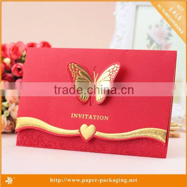 2015 Hot Sale wedding favor card printing