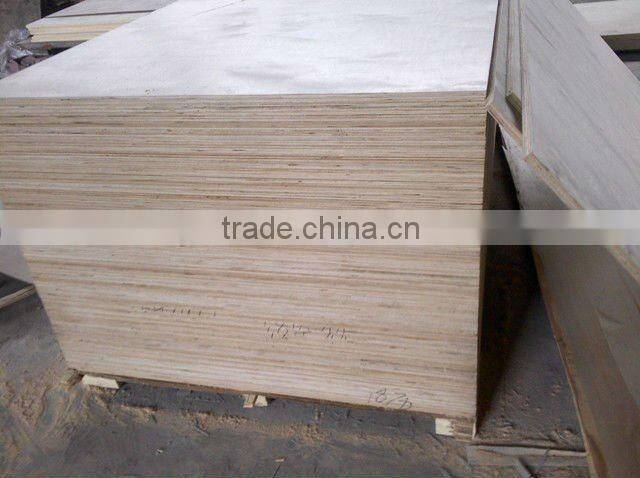 commercial plywood(birch face and back, poplar core plywood)