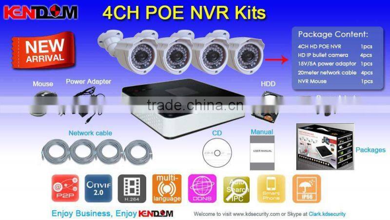New Arrival come into season Wireless cameras and nvr system wifi ip camera with nvr kit