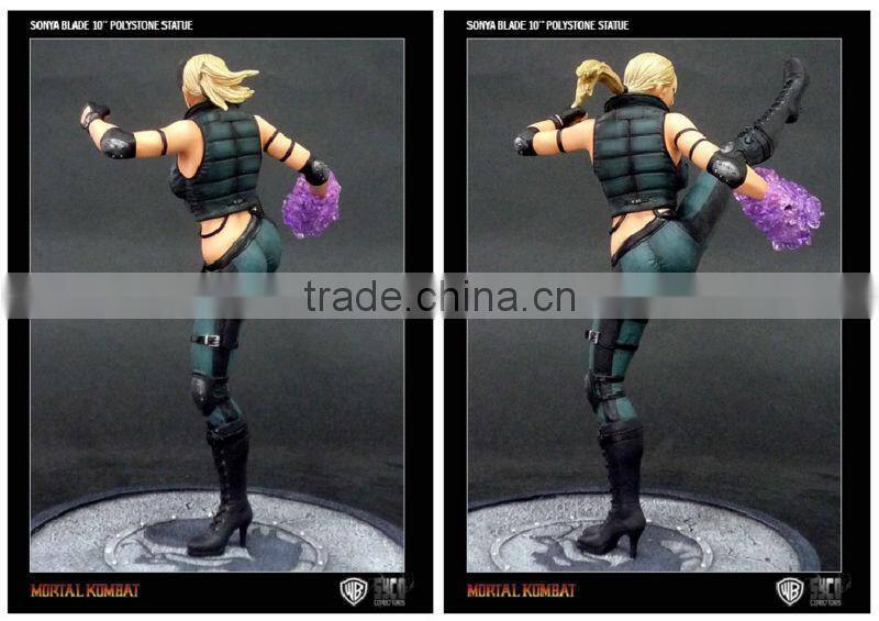 Morval kombat character boxer sexy girl resin figurine