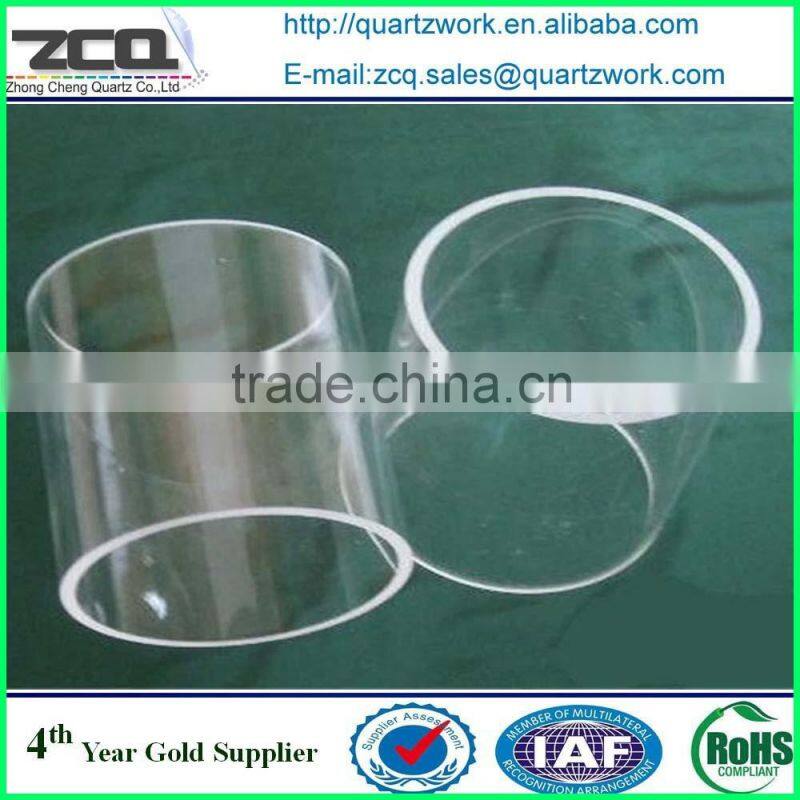 High temperature large Diameter Quartz Glass Tube for Sale