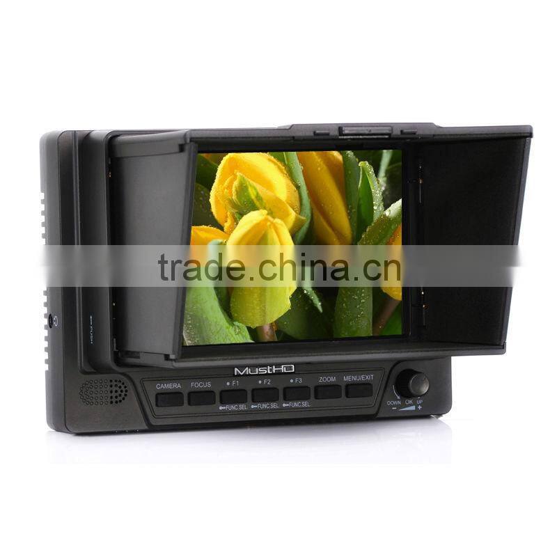 5 inch HDMI dslr field monitor with Multiple Battery, Tally, Focus Assist, False Color