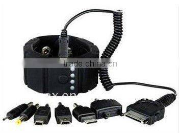 Portable Power Bank power supply wrist mobile charger for smart phone