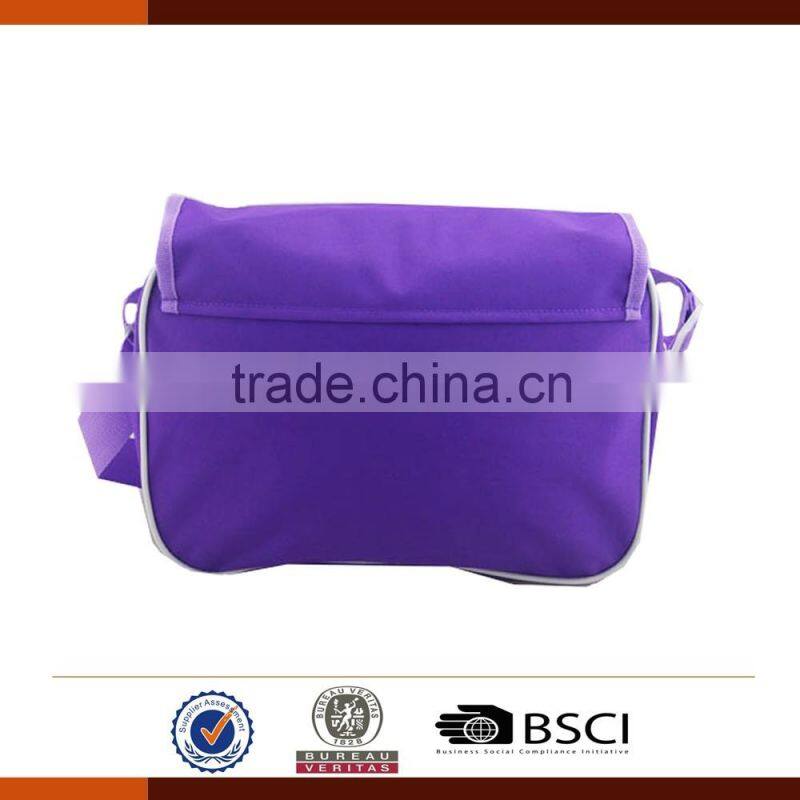 Purple 600D Shoulder Messenger Bags for College Students