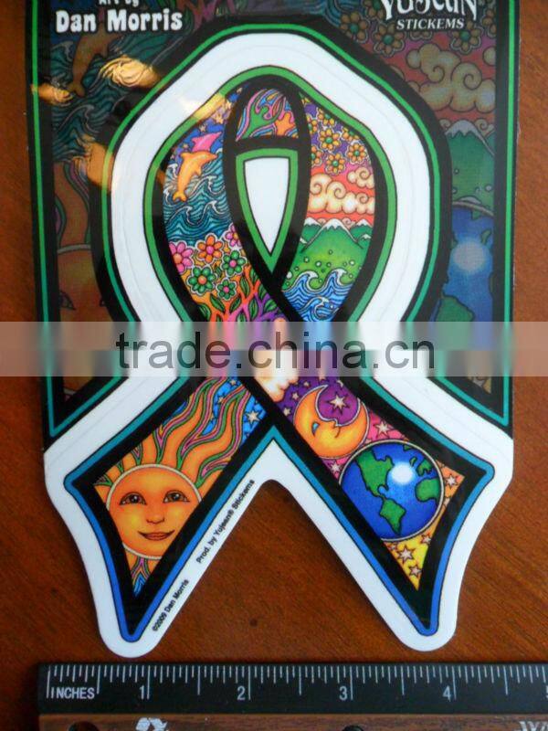 Customized Printing PVC Material window car sticker,Waterproof UV Resistant microfiber sticker screen cleaner stickers --DH20697