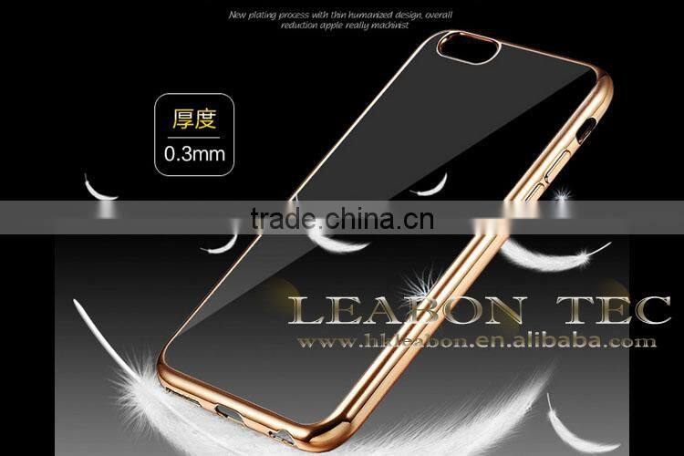 2016 new TPU plating case for iphone 6 ,for iphone 6 case tpu electroplated