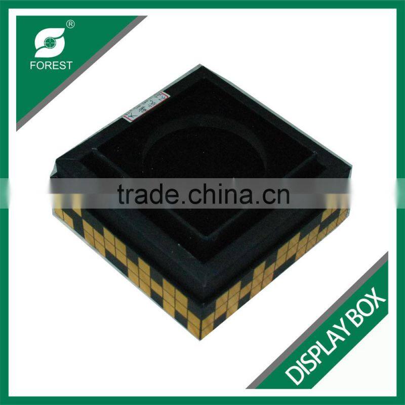 HIGH QUALITY CUBE SHAPE CARDBOARD GIFT DISPLAY BOX FOR DISPLAYING JEWELLERYS