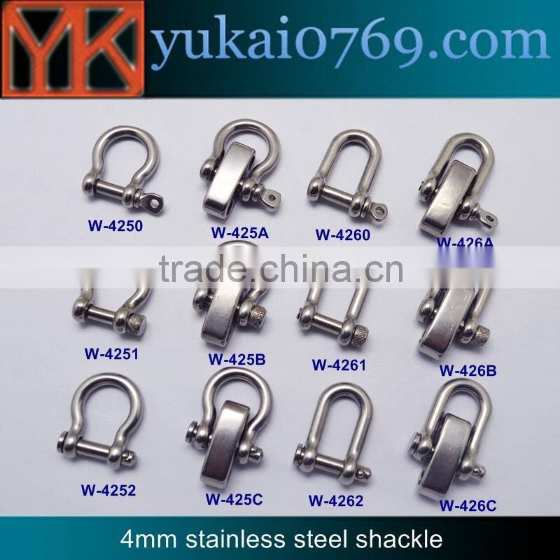 Yukai handbag used metal o ring clasp/metal swivel snap hook with eyelet