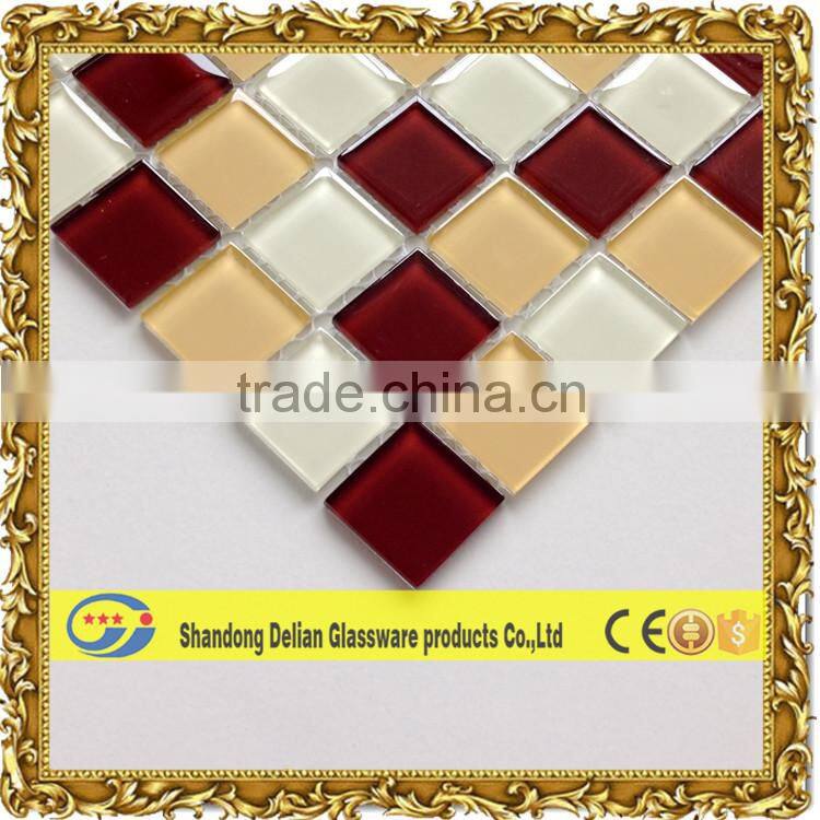 living room walll glass mosaic