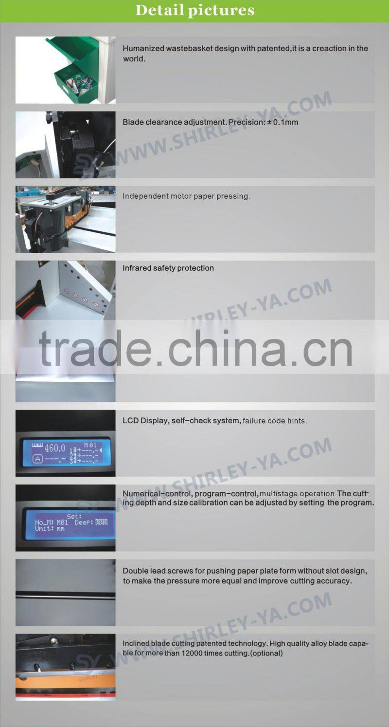 convenient operation Shirley-ya a4 size paper cutting machine