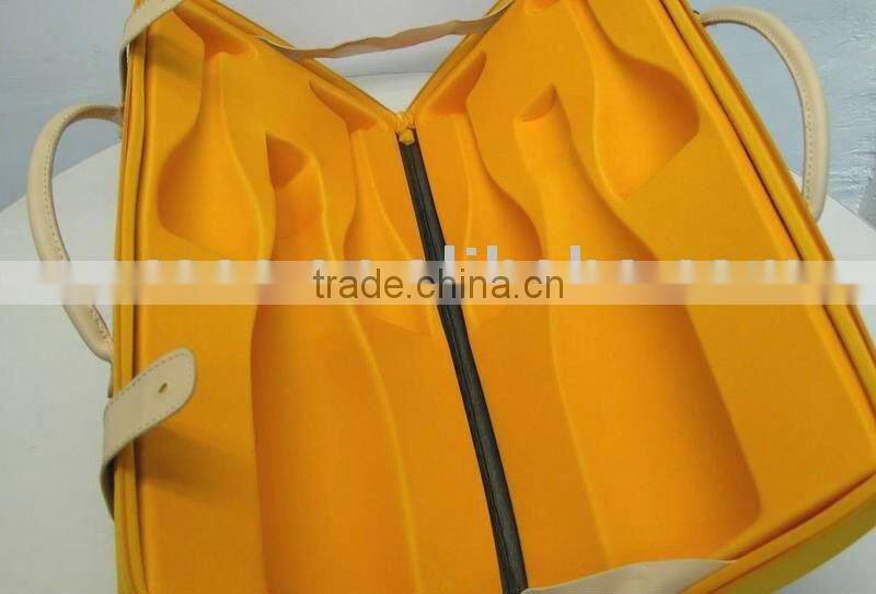 custom personalized Eva wine packaging case/wine case for gift