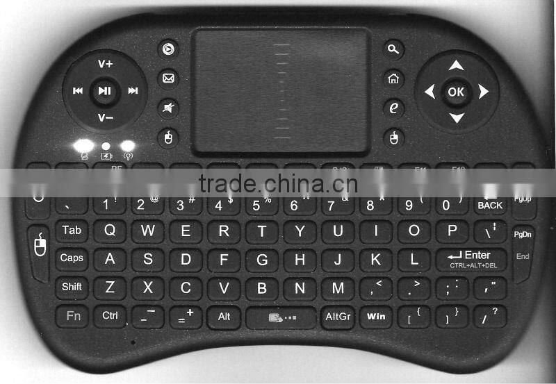 ACEMAX keyboard for tv box Rii i8 Mini Wireless keyboard with Touchpad Fly Air Mouse Combo Teclado rii i8 mini 2.4ghz wireless