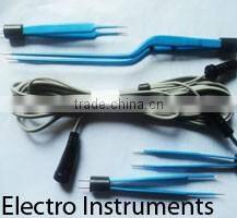 Disposable Bipolar Bayonet Forceps with Cable Electrosurgical Instrument 7.5" By taidoc