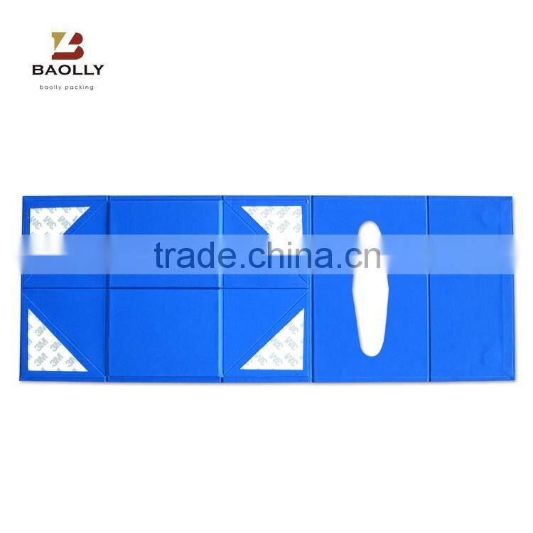 Custom cardboard paper magnetic folding gift box