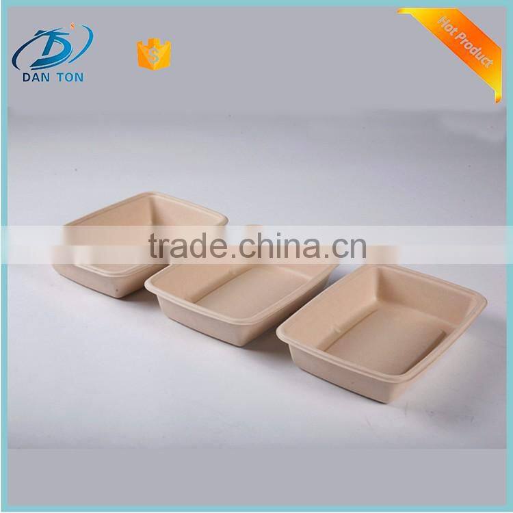 disposable fried chicken box takeout paper pulp box