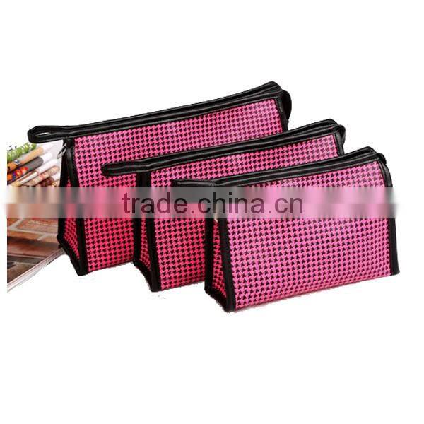 Fashion travel cosmetic bag sets 3 pcs set toiletry bags wholesale
