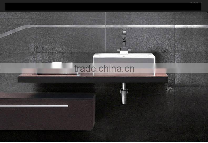 Small modern brass bottle trap with wall extension SL6707(05)