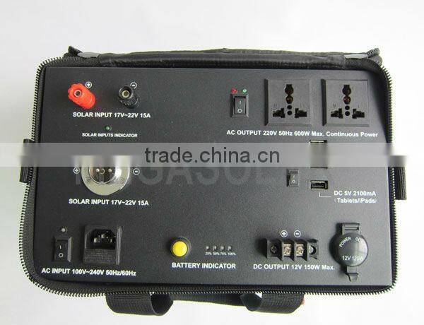 for Hungary with 50AH Lifepo4 battery solar panel generators 600W MS-600FSS