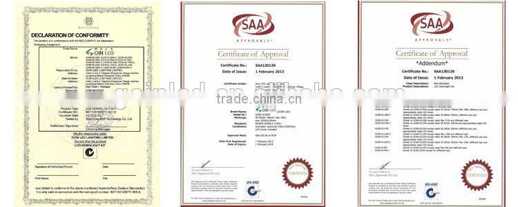 13w led dimmable downlight in factory price with SAA C-tick for shop 12w cob led downlight for kitchen trimless led downlight