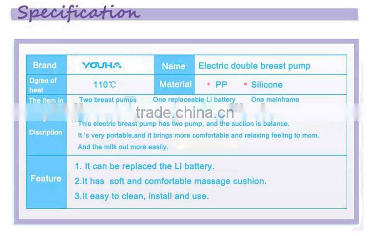 BPA FREE Breast suction pump