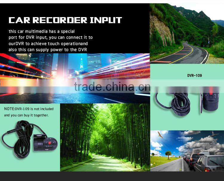 DJ7019 Hot-selling 7inch two din in-dash HD TFT digital panel car dvd player car radio car gps car audio for all universal cars