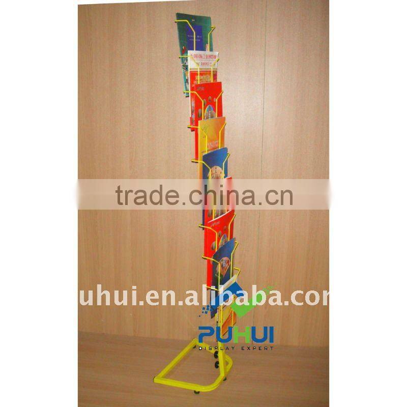 slanted leaflet rack