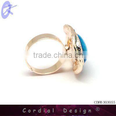 2013 newest hot sale fashion jewelry oil drip around rhinestone rings