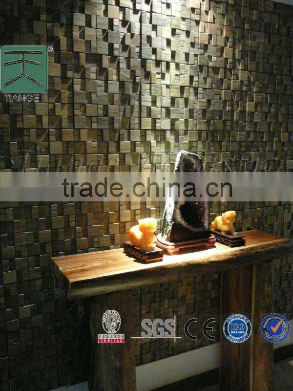 Red oak decorated board