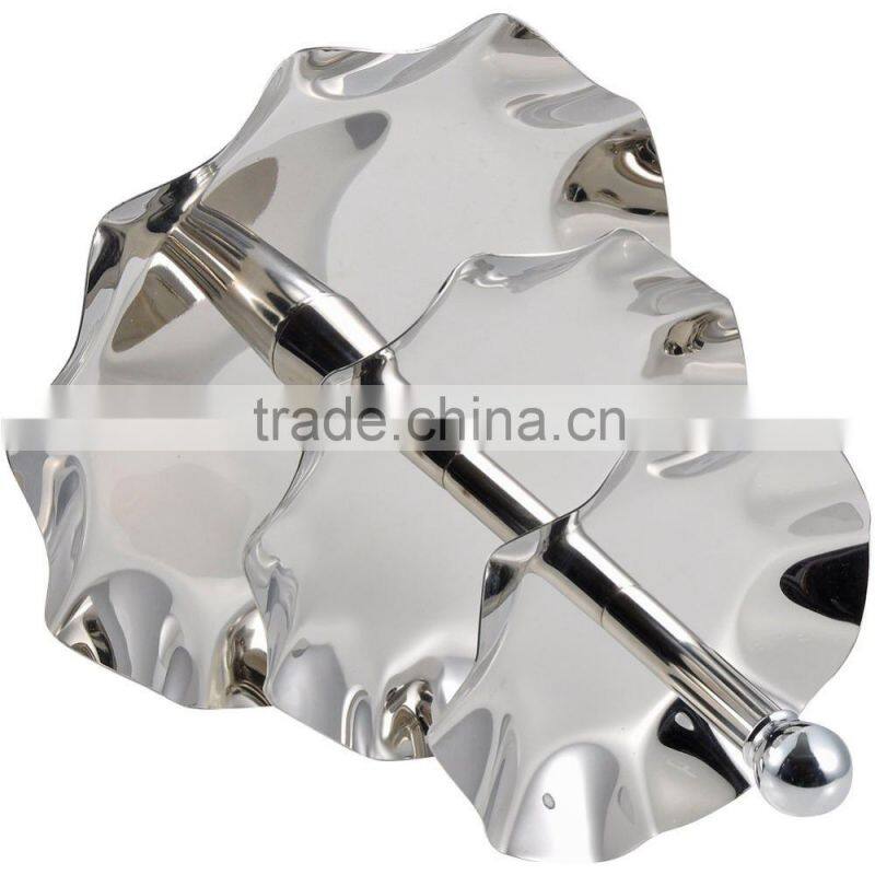 3 Tier Stainless Steel Flower Shape Cake Stand