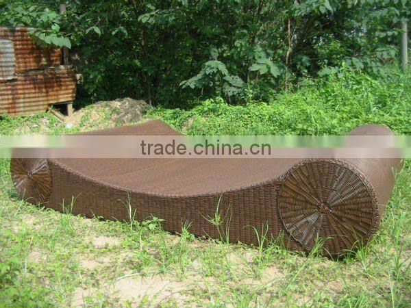outdoor double lounge bed new !