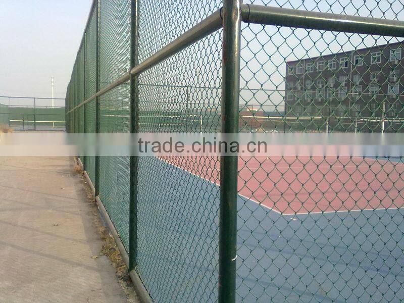 anping galvanized chain link fence(professional manufacture) for stadium fence/playground/forest protecting