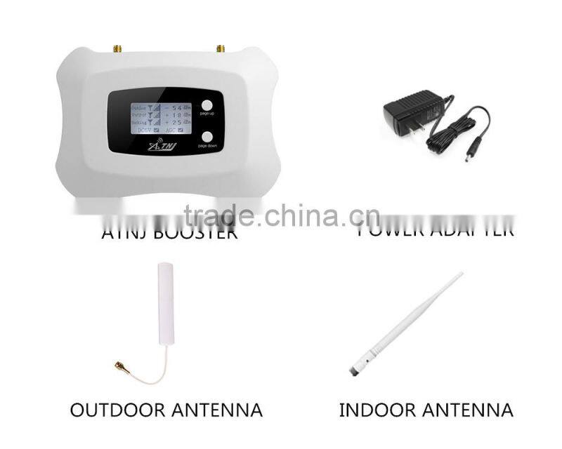 2016 new single band mobile signal booster/repeater 2g 3g 4g with LCD