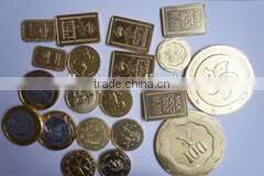 Coin chocolate foil packing machine made in China