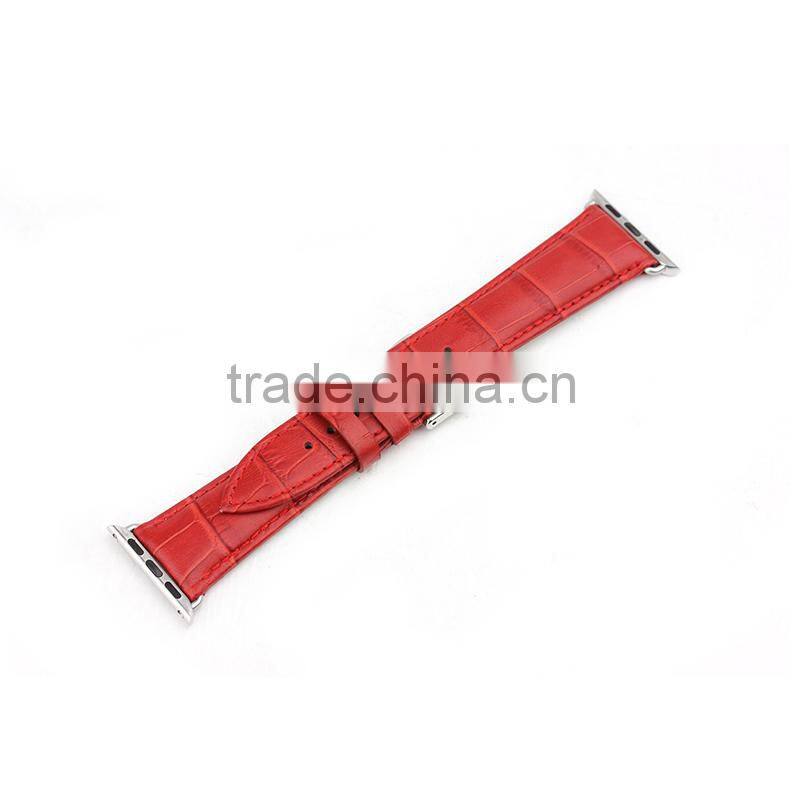 New Arrival Genuine Leather Replacement Strap For Apple Watch iWatch