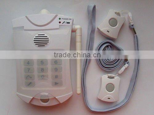 Elderly Medical Alert System/help alarm Dial Panic Alarm with Two Panic Buttons CX-66A