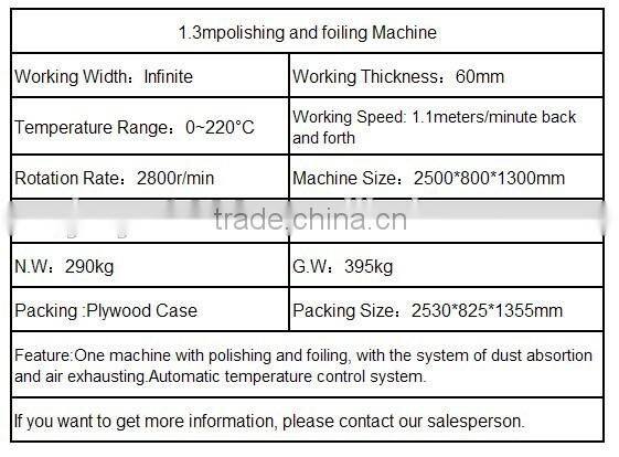 Book edge and wooden gilding machine