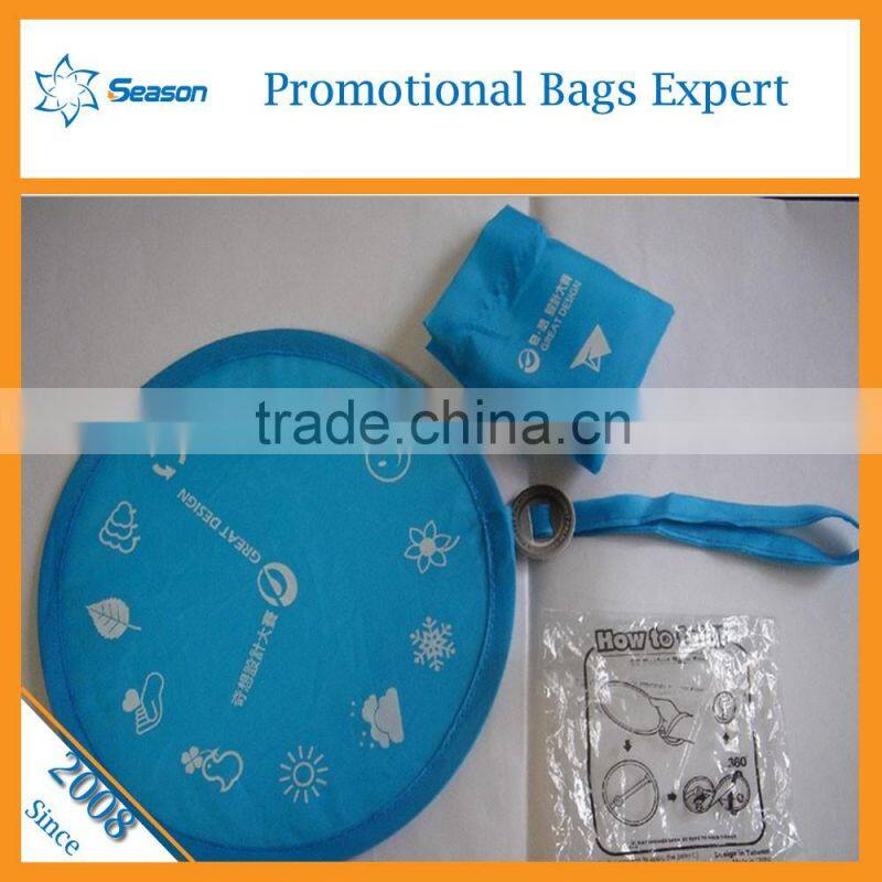 190T Oxford Foldable frisbee fan Folding fabric frisbee