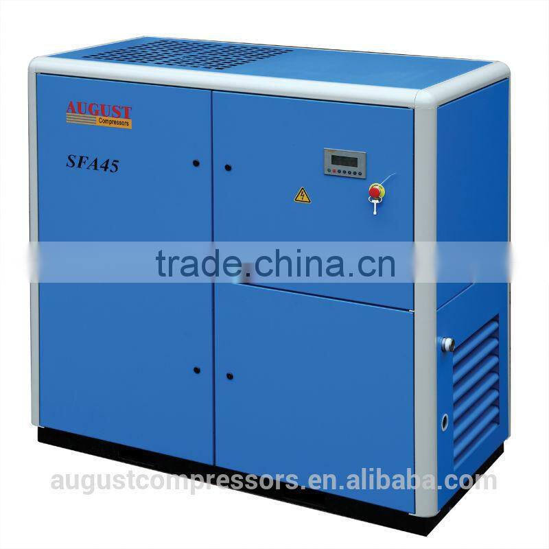 SFA45D 45KW/60HP 8 bar AUGUST stationary air cooled screw air compressor a c compressors