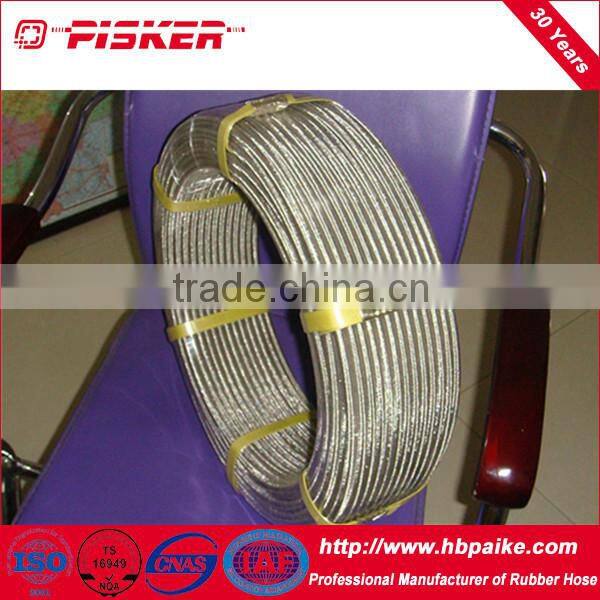 SAE 100R14,PTFE HOSE Teflon Hose With Stainless Steel Wire Braided 1/8"-1"