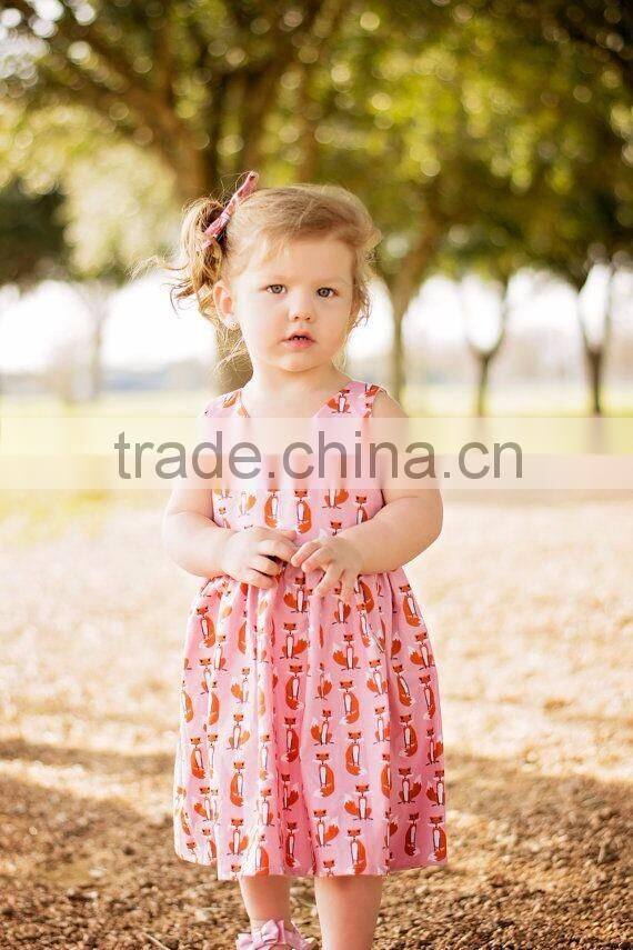 2016 newly arrival fun up in the clouds baby girls clothing parade girl cute dress