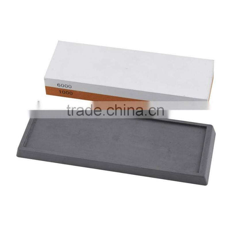 Flexible Grey Color Sharpener Base Straight Sharpening Stones For Kitchen Knife