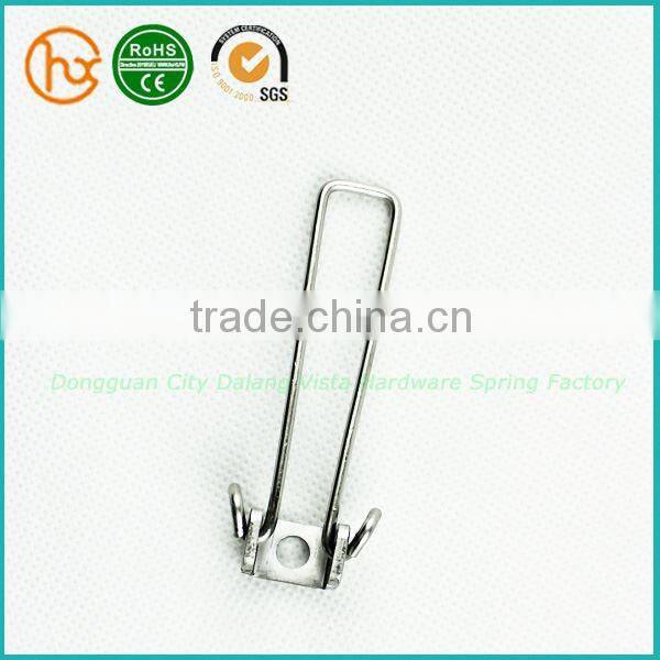 double hook torsion spring for climbing rope
