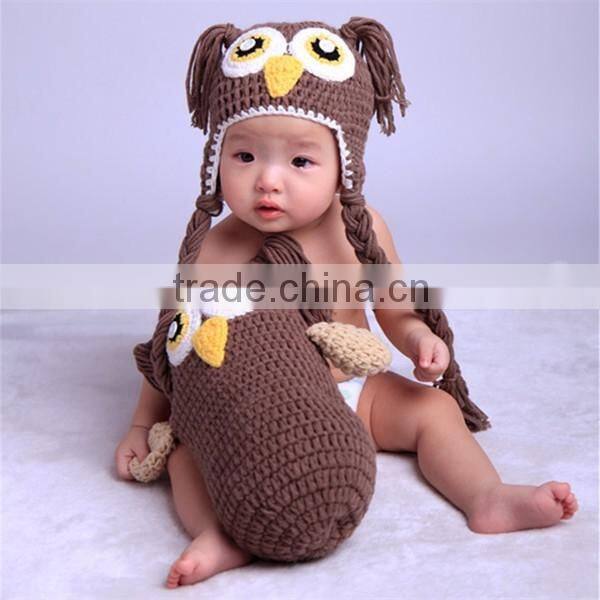 Baby owl hat handmade crochet caps & hats wholesale