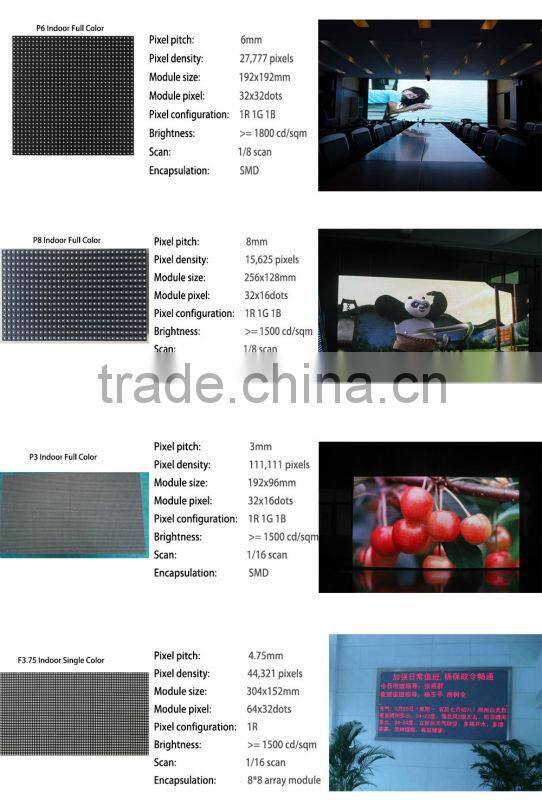 Outdoor single color (red, green, yellow) p10 led display module