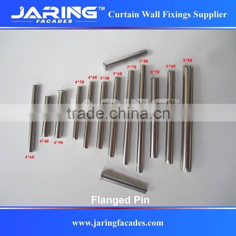 SS304 SS316 collar pin for marble angle brackets 5*50