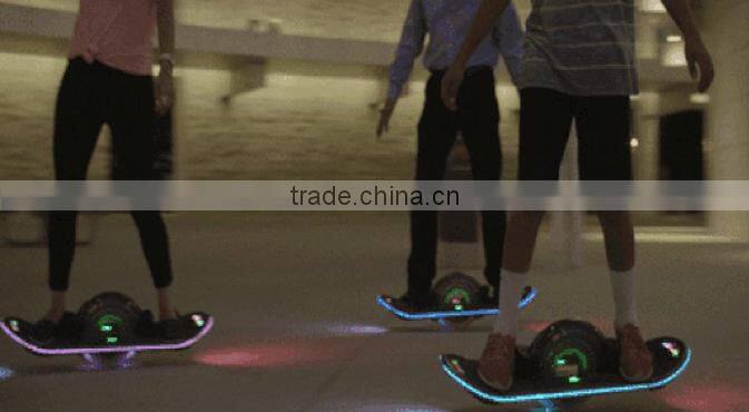 2016 Wholesale Hover board One Wheel Hoverboard Electric Skateboard Smart Balance Scooter with Led Lights and Marquee