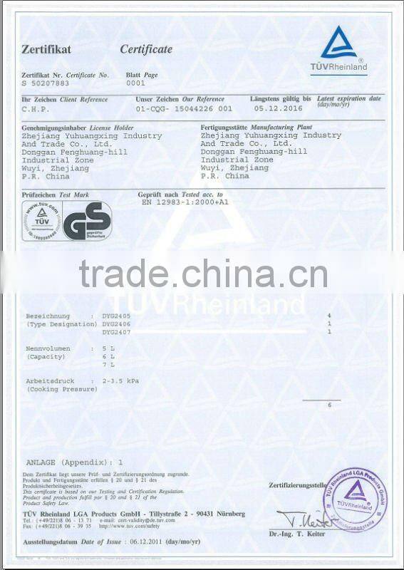 9 liter stainless outer lid pressure cooker