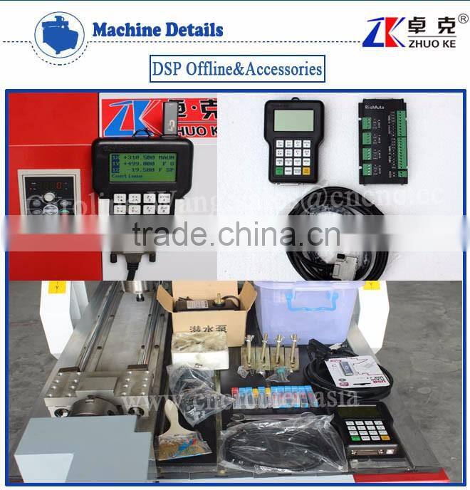 Hot Sale 4 Axis Wood CNC Router Machine ZK-6090 With Stepper Motor 1.5KW Water Cooling Spindle Of DSP Offline Control System